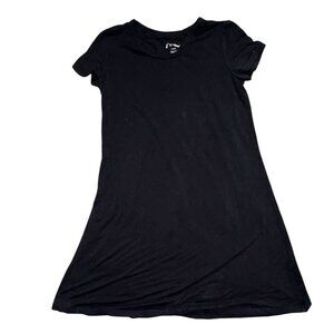 Art Class Girls Black Short Sleeve Dress W/ Cut Out-10/12-GUC
